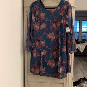 Urban outfitters Navy Dress with flowers